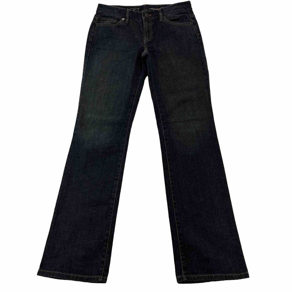 LOFT  Womens Jeans Original Bootcut Size 4-reg 31x33 Blue Denim Stretch Hipster